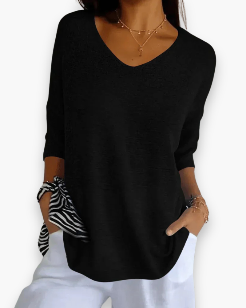 Damen Elegantes Entspanntes Oberteil | Vielseitig