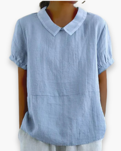 Damen Entspannte Kurzarmbluse | Elegant