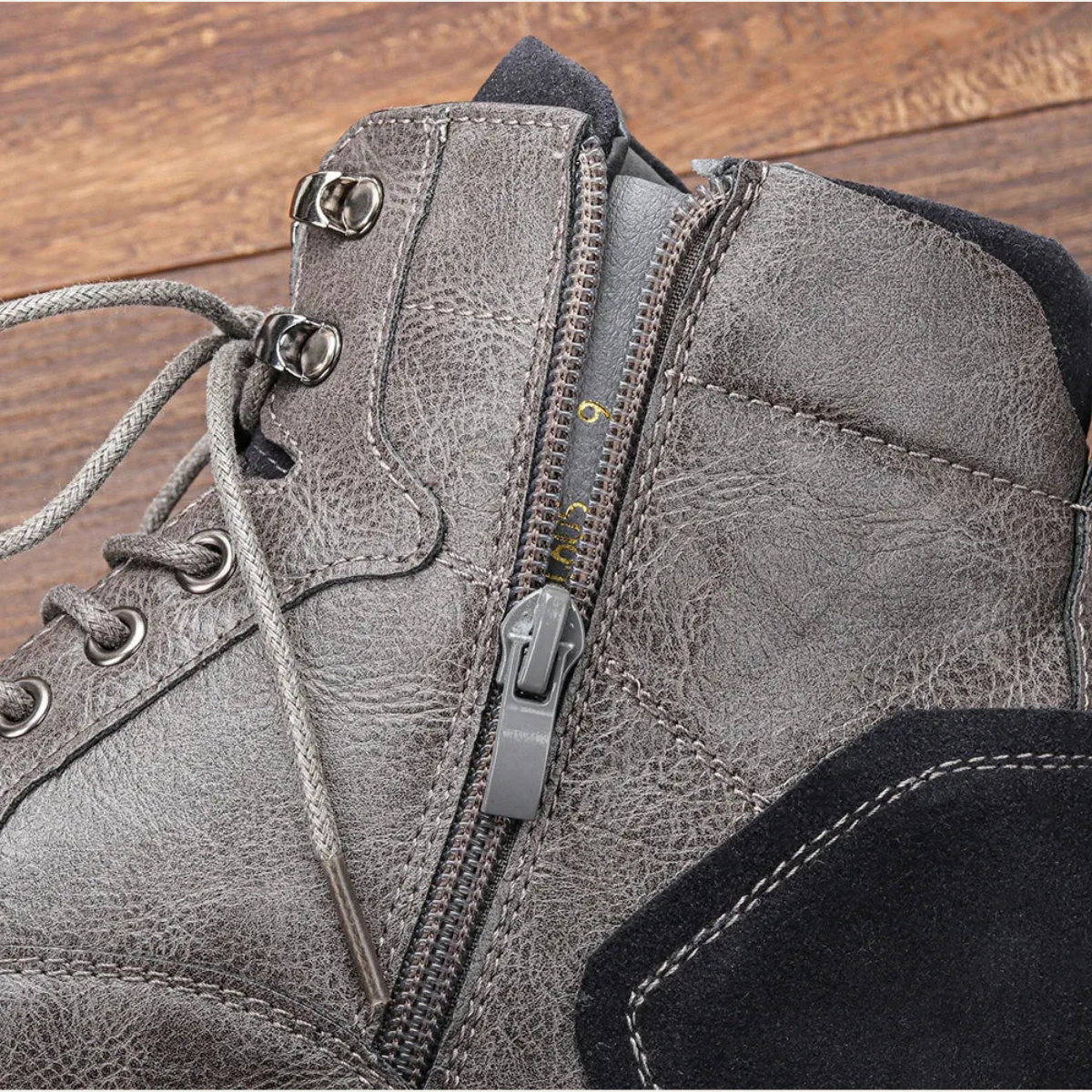 Herren Vintage Stiefeletten Mit Klassischem Design
