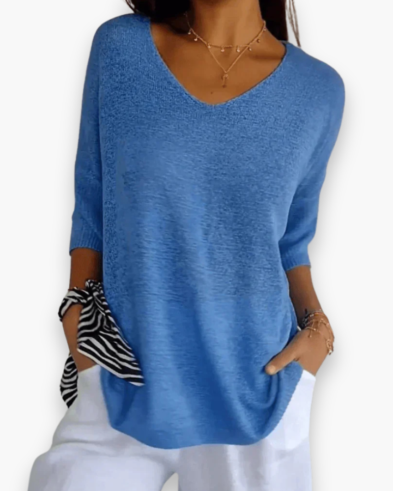 Damen Elegantes Entspanntes Oberteil | Vielseitig