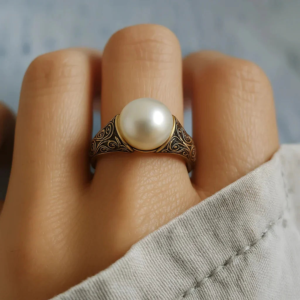 Charm - Vintage Perlenring