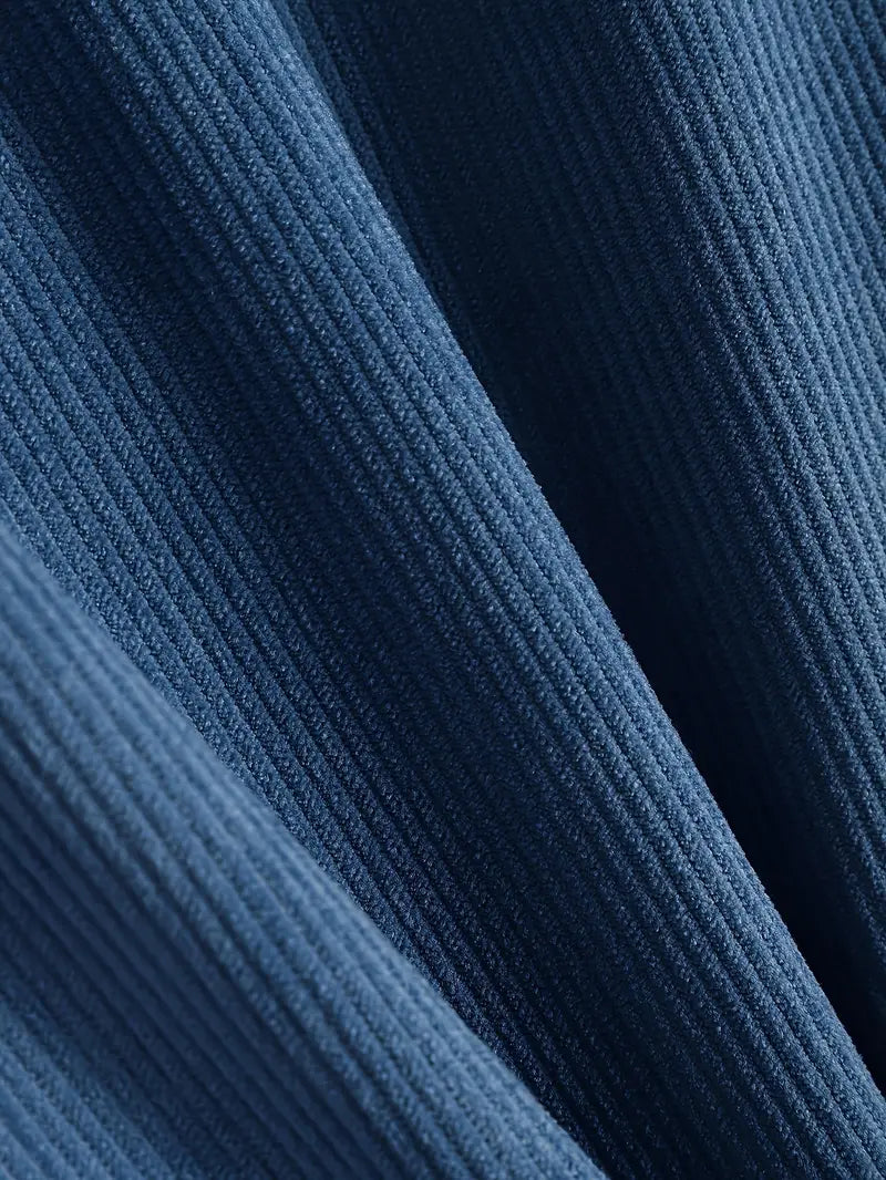 Costas - Strukturierter Cord-Kapuzenpullover Mit Reißverschluss