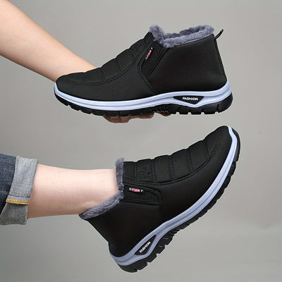 Caelen | Herren Winter-Slip-On Schuhe mit Warmfutter & elastischen Seitenteilen
