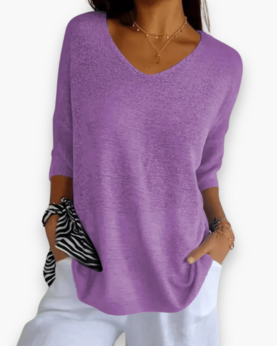 Damen Elegantes Entspanntes Oberteil | Vielseitig