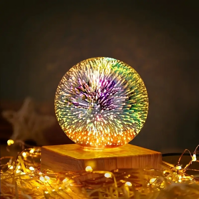 3D Feuerwerks-Kristalllampe