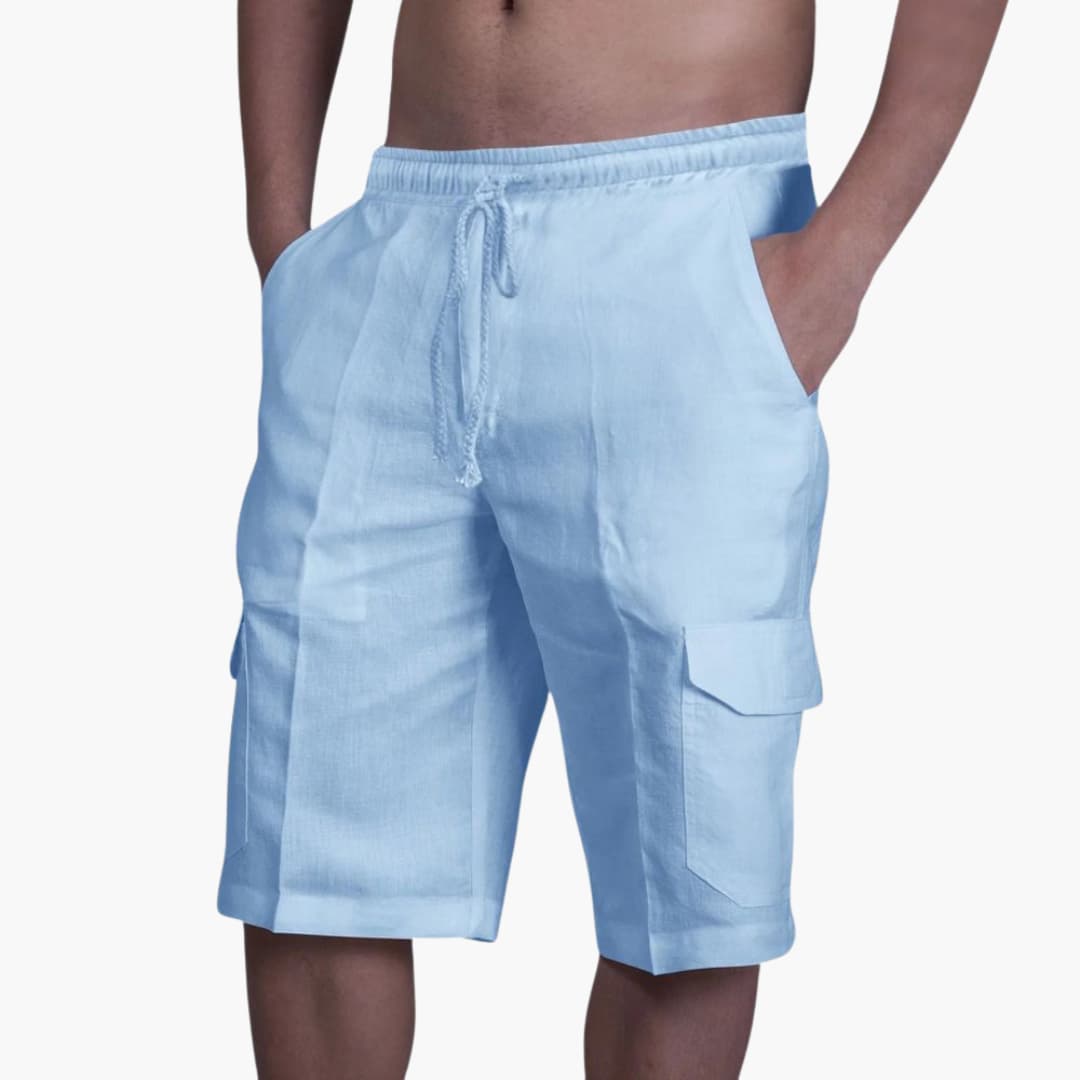 Herren Cargo Shorts mit Kordelzug und Taschen für den Sommer