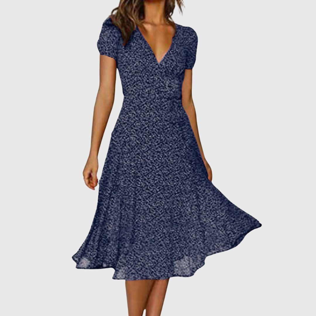 Isla | Kleid mit V-Ausschnitt