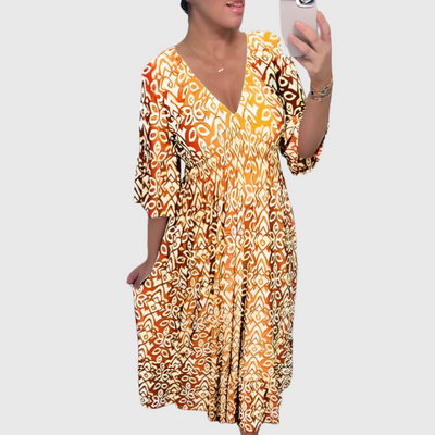 Sierra | Boho-Kleid mit Printdetail