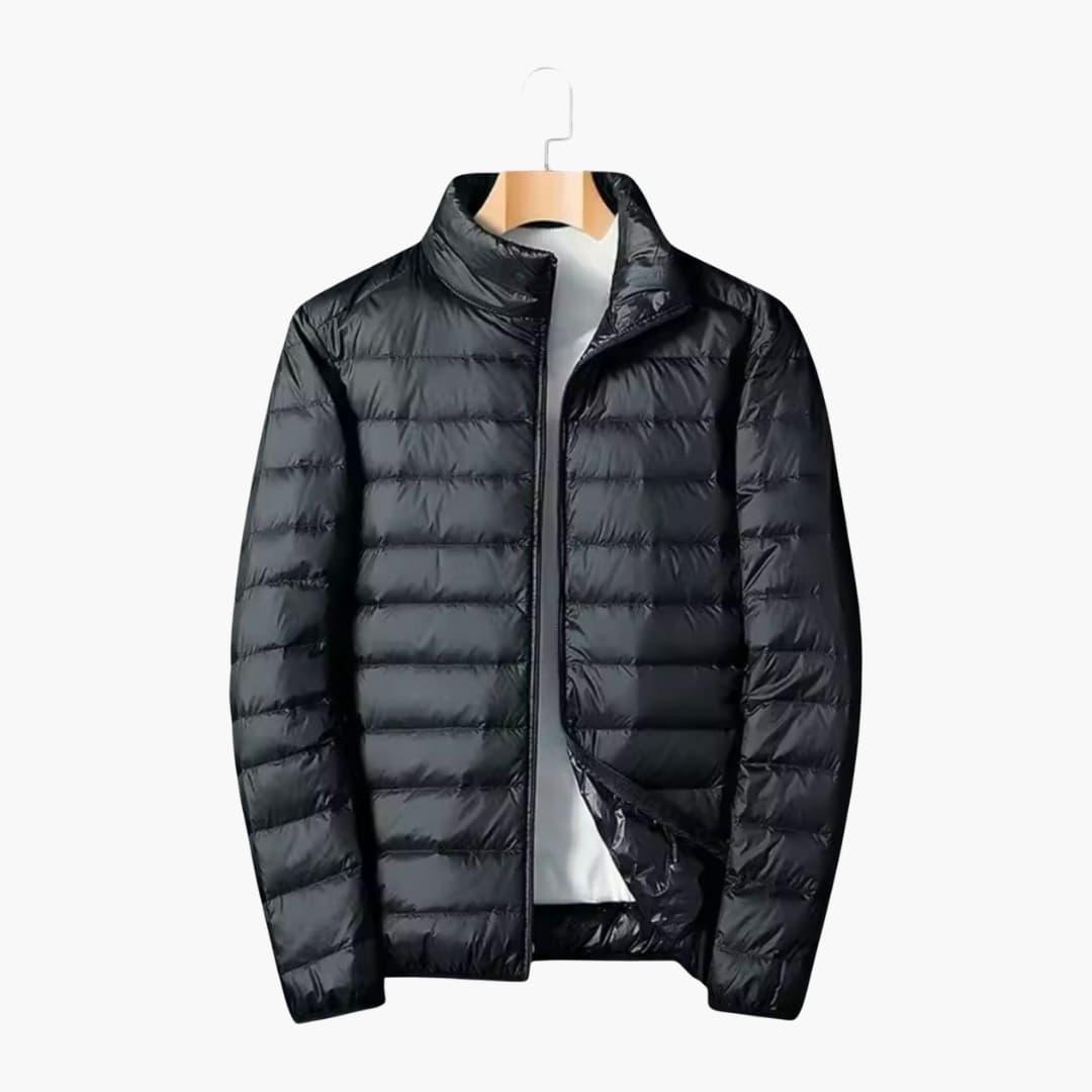 Herren Winterjacke Mit Daunenfüllung Und Wetterfestem Design