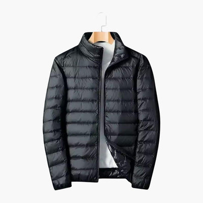 Herren Winterjacke Mit Daunenfüllung Und Wetterfestem Design
