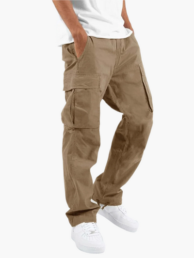 Herren Cargo Hose Mit Streetwear Stil Und Mehrfachtaschen