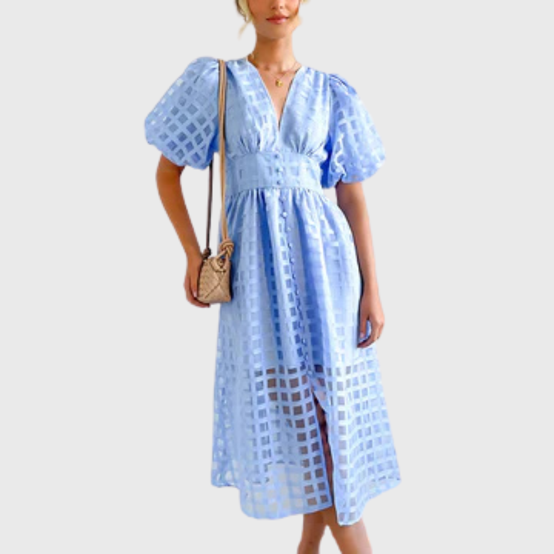 Abigail| Kleid mit Tüll-Detail