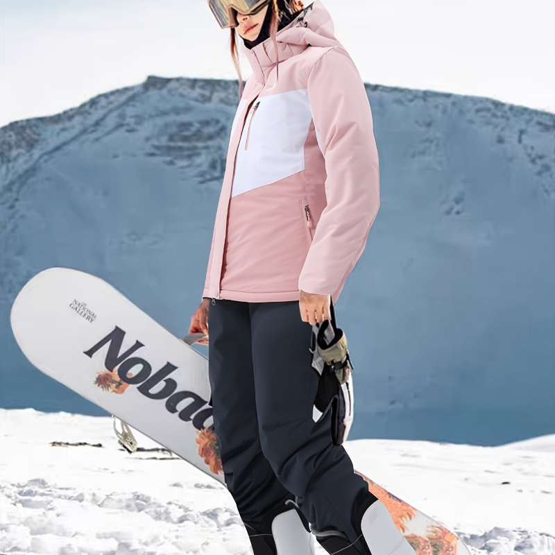 Damen Winter Skianzug | Zweiteilig mit Kapuze und Hose