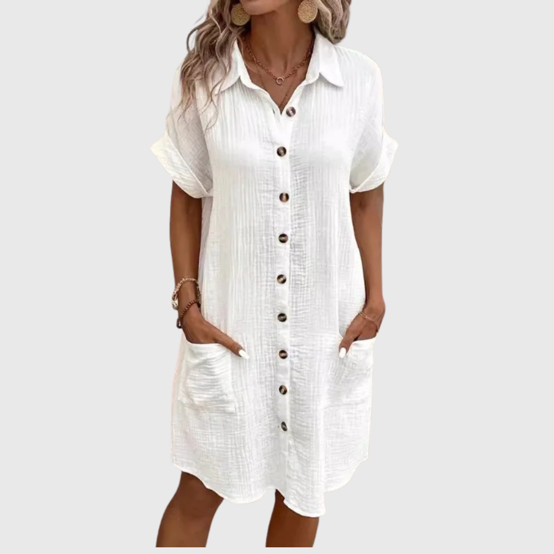 Camila | Kleid aus Leinenmix