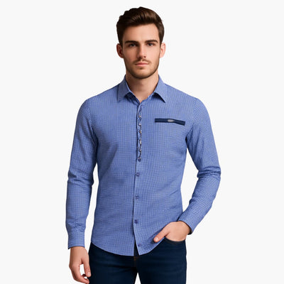 Kariertes Trachten hemd für Herren - Oktoberfest 2025