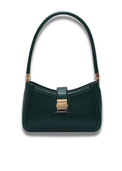 Damen Schultertasche Schwarz – Elegant & mit Reißverschluss