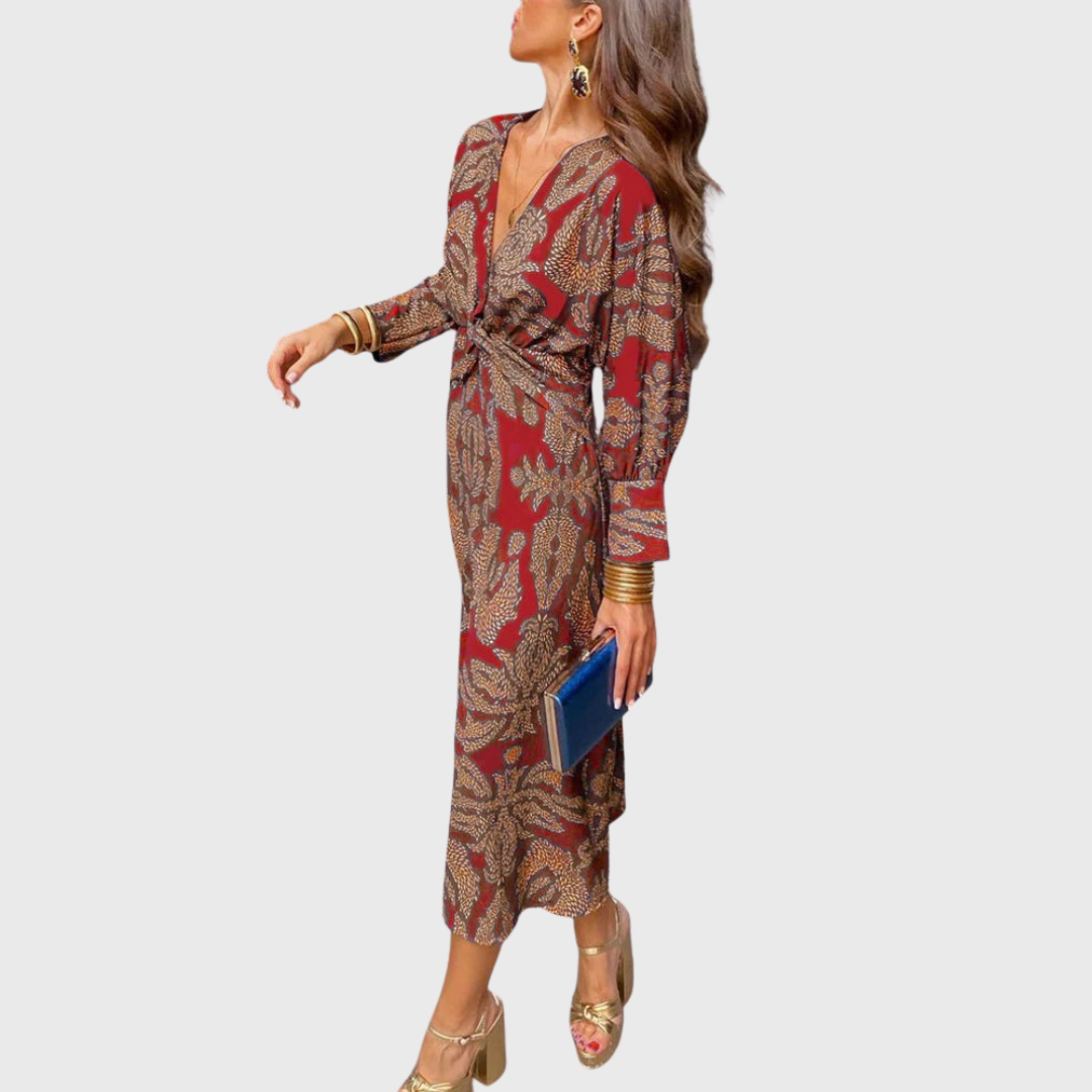 Briony | Kleid mit edlem Print