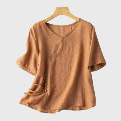 Sienna | Bluse aus Leinenstoff