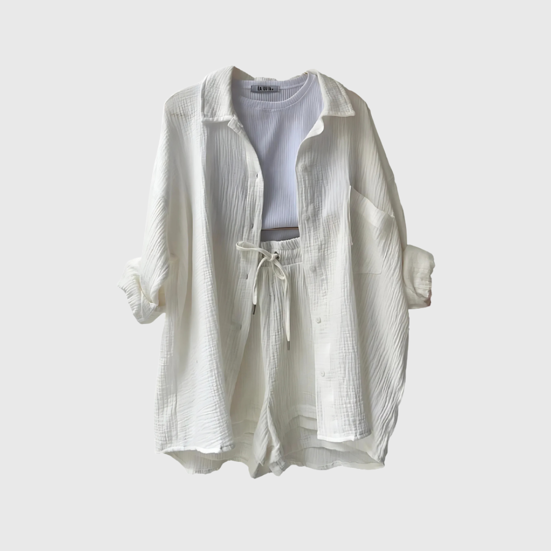 Dakota | Shorts-Set aus Baumwolle