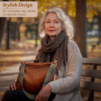 Chelsey’s Vintage Charm | Leder Schultertasche