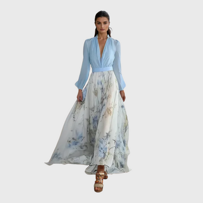 Mireille | Kleid mit Blumen-Detail