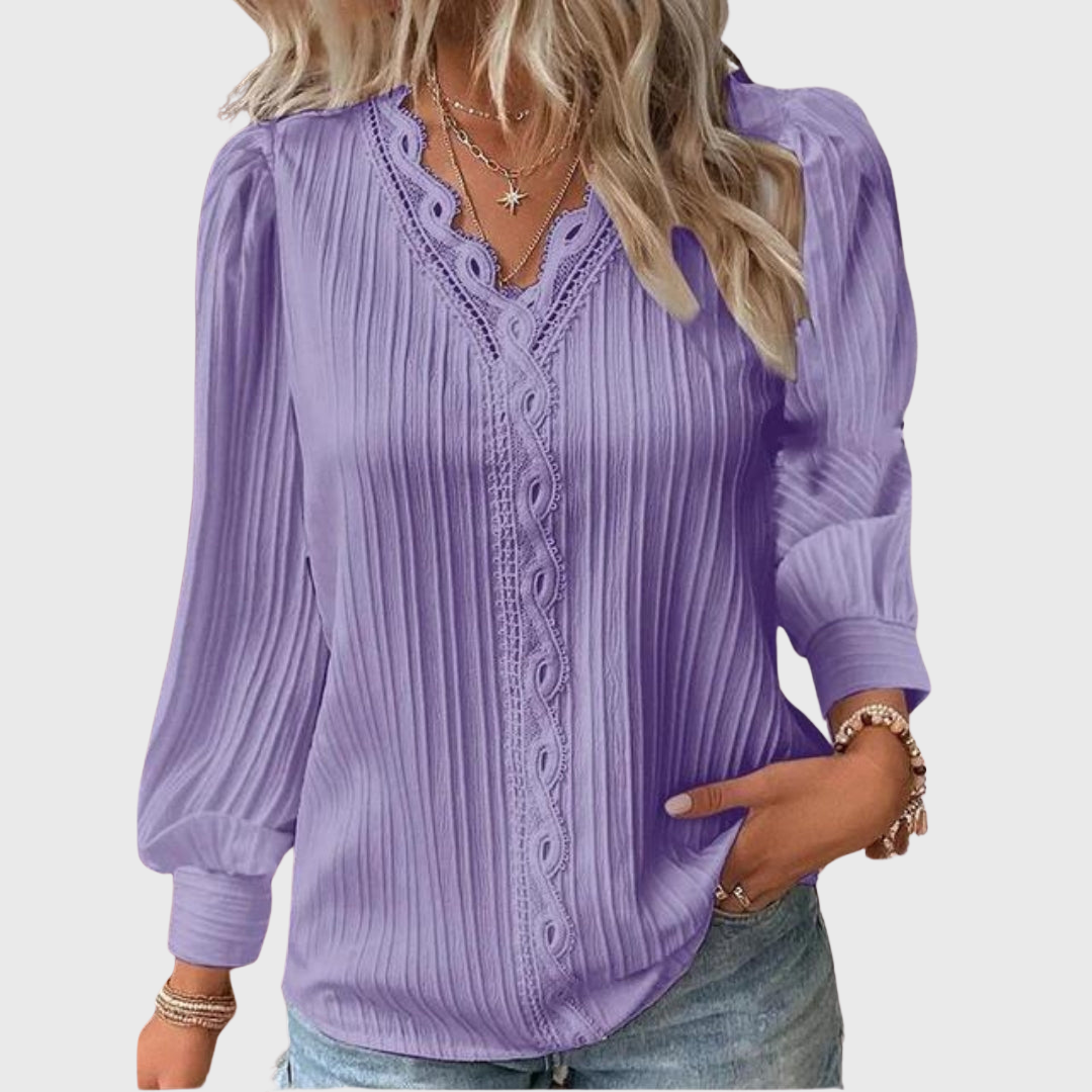 Grace | Pintuck Bluse