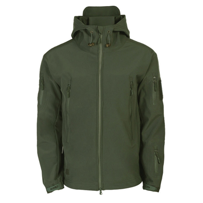 Walter | Herren Funktionsjacke mit Kapuze | Outdoor Jacke mit Multi-Zip-Taschen