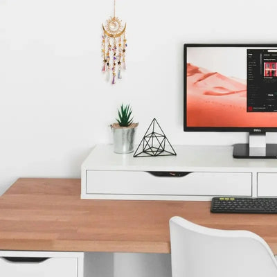 Glowcraft – Sonnen Und Mond Anhänger Kristall Lichtornamente