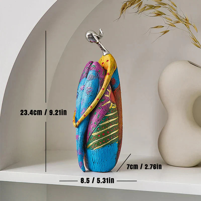 Bunte abstrakte Frauenkunst