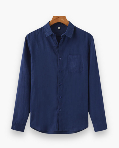 Herren Lässiges Leinenhemd | Atmungsaktiv & Locker