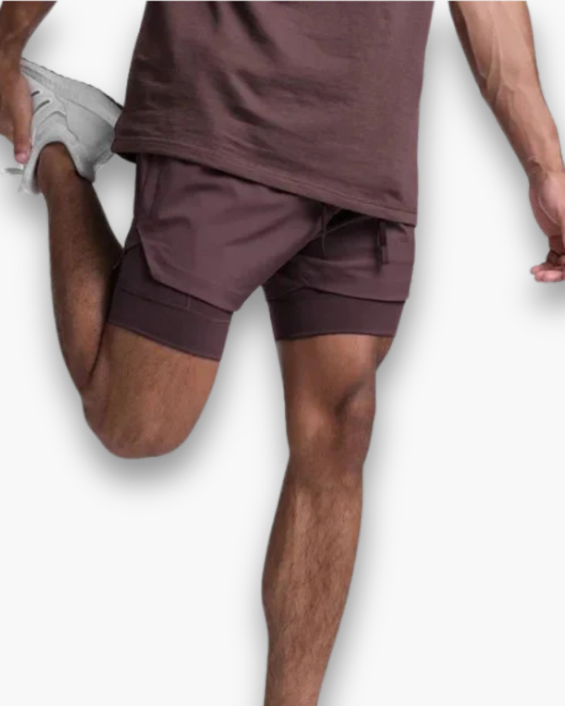 Herren Leichte Fitness-Shorts | Atmungsaktive Kurze Hosen Herren