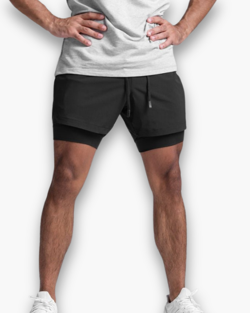 Herren Leichte Fitness-Shorts | Atmungsaktive Kurze Hosen Herren
