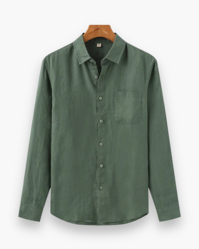 Herren Lässiges Leinenhemd | Atmungsaktiv & Locker