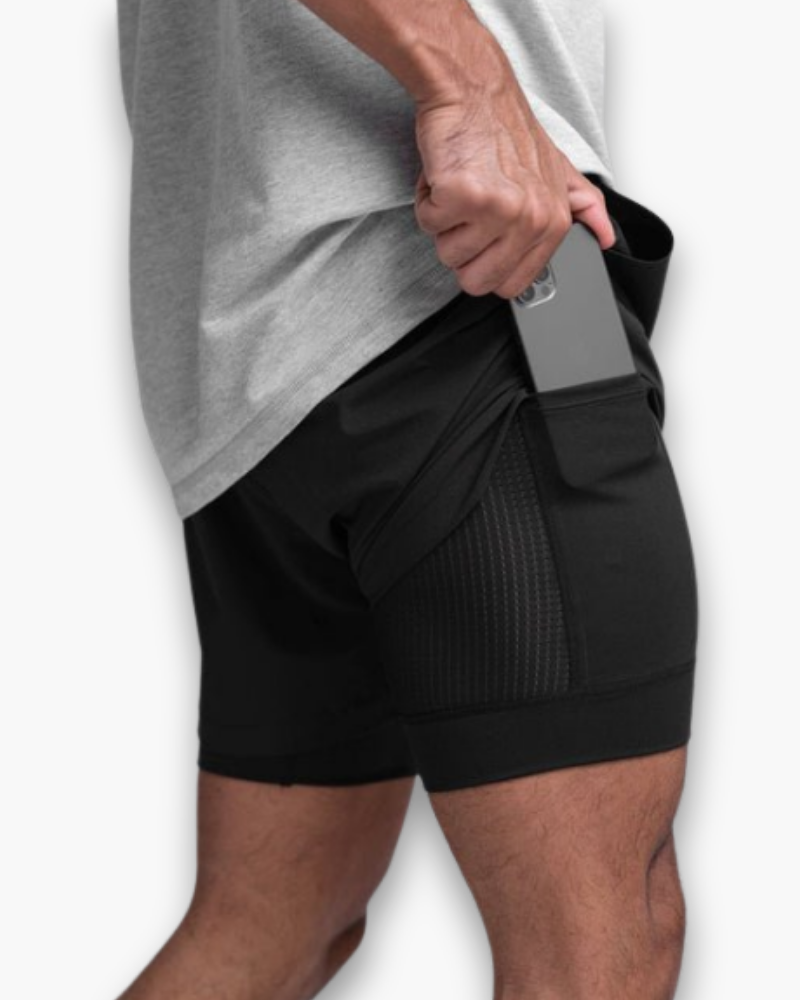 Herren Leichte Fitness-Shorts | Atmungsaktive Kurze Hosen Herren
