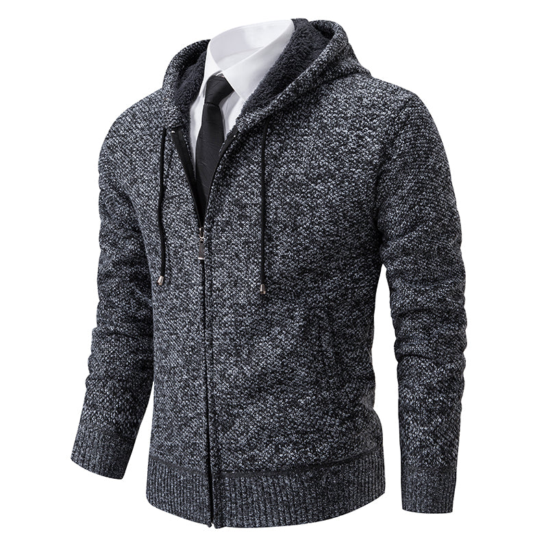 Herren Cardigan Mit Reißverschluss Im Klassischen Design