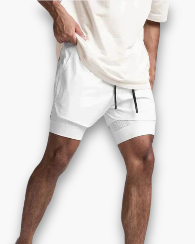 Herren Leichte Fitness-Shorts | Atmungsaktive Kurze Hosen Herren