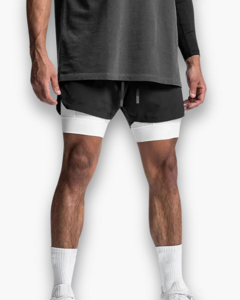 Herren Leichte Fitness-Shorts | Atmungsaktive Kurze Hosen Herren