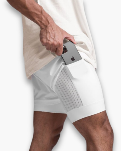 Herren Leichte Fitness-Shorts | Atmungsaktive Kurze Hosen Herren