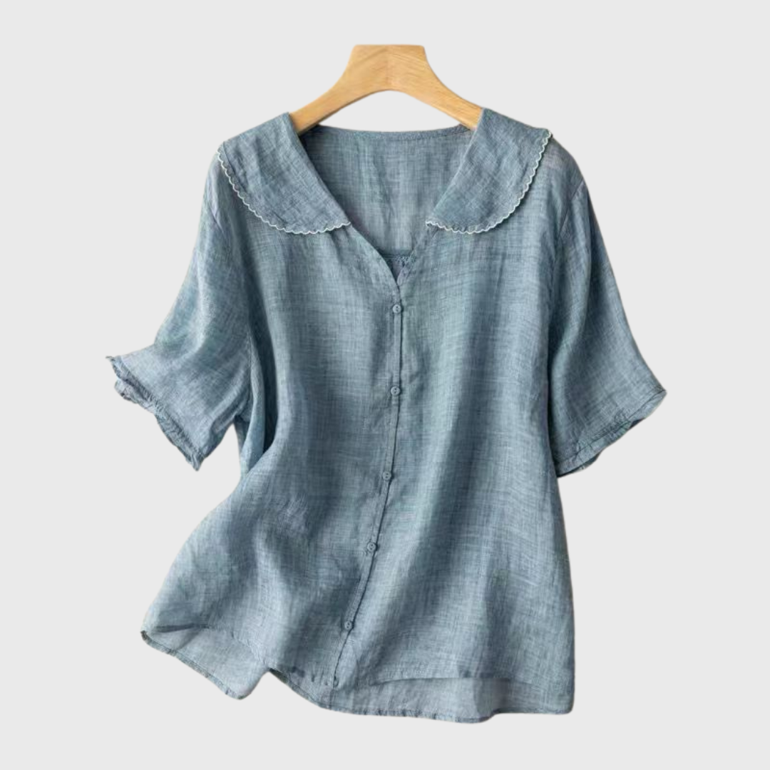 Madison | Bluse aus Premiumleinen