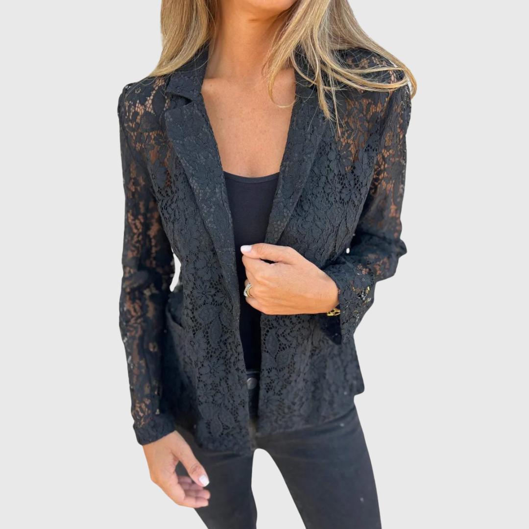 Felicity | Blazer mit Spitzen-Detail
