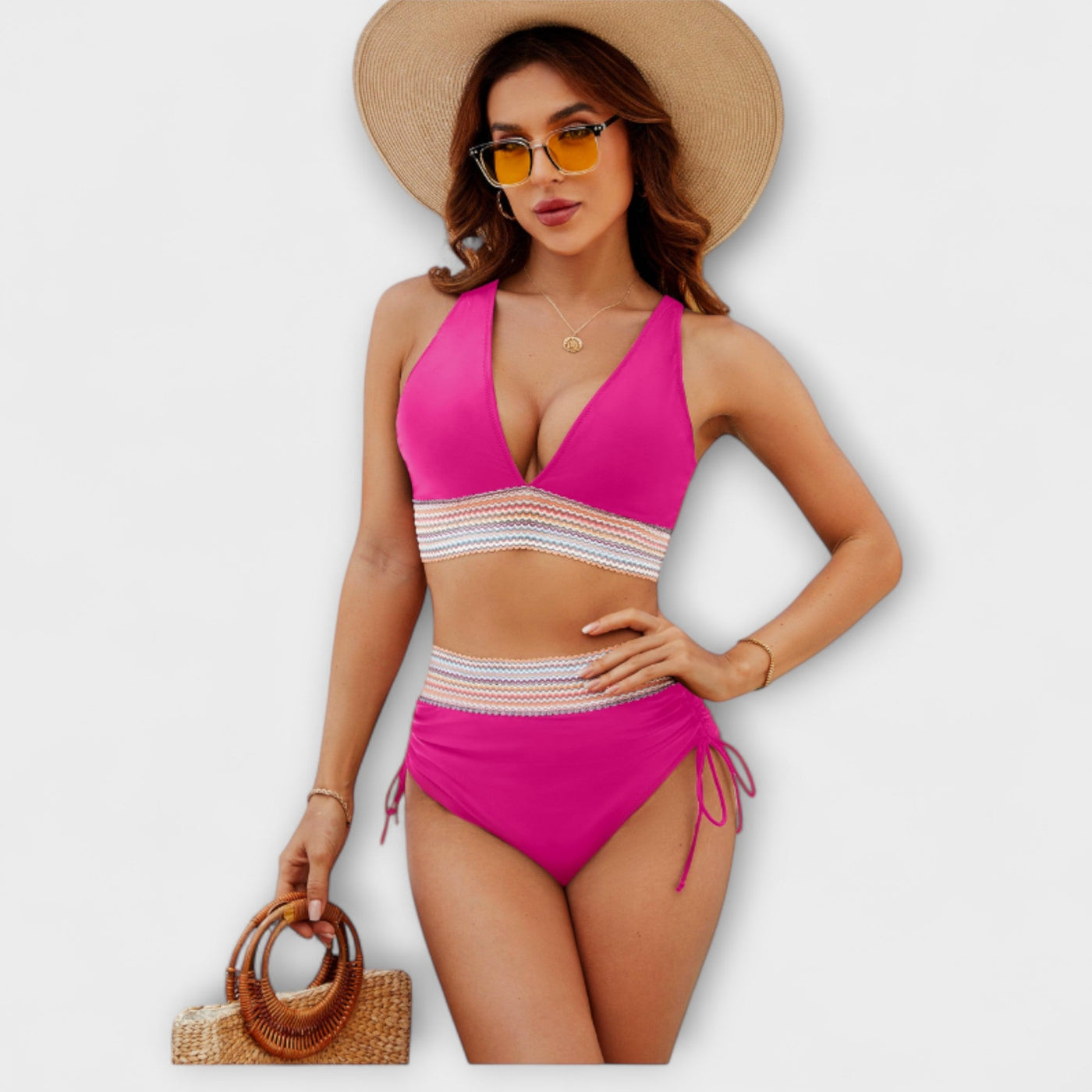 Frances – Hochgeschnittener Bikini mit Bauchformung