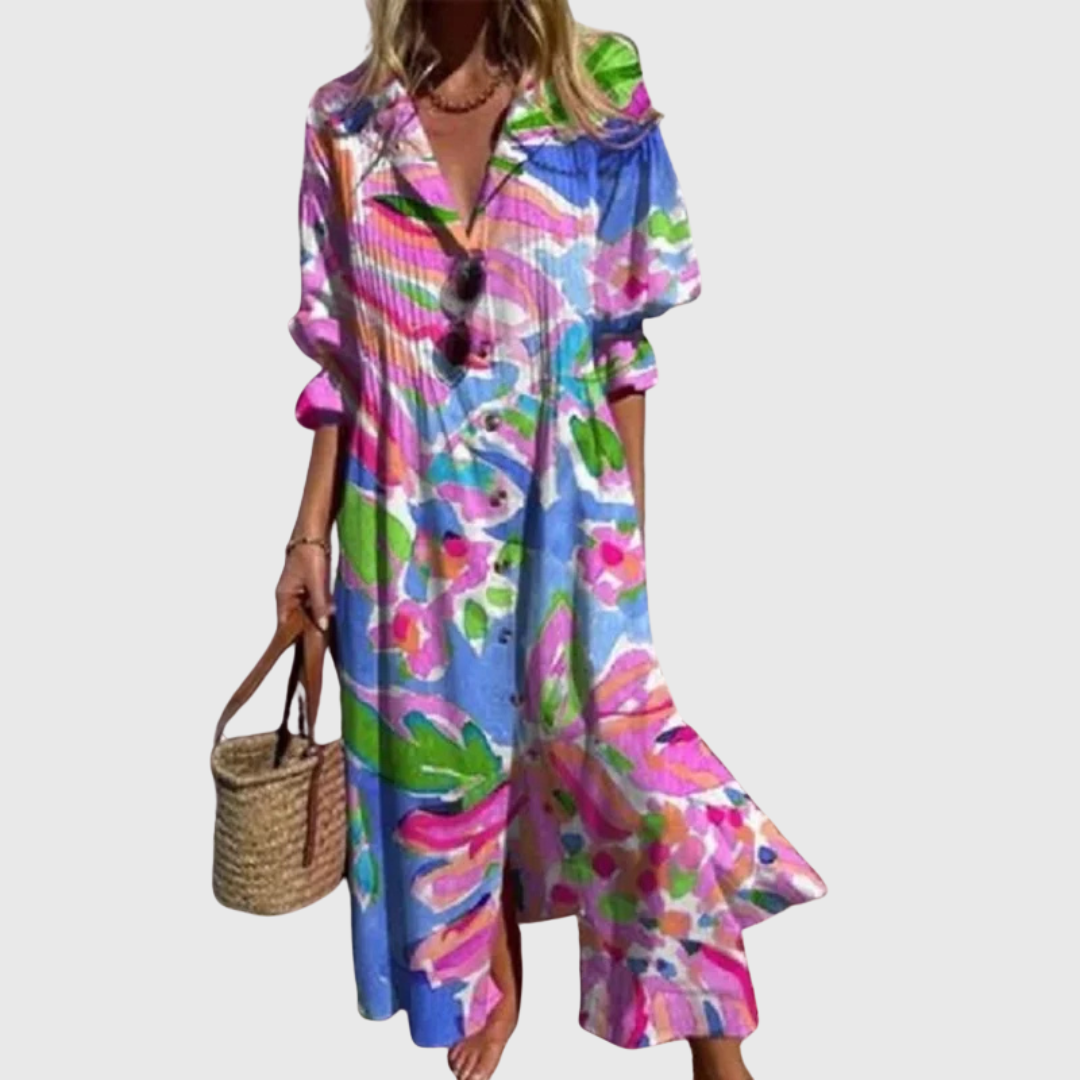 Tessa | Boho-Kleid mit Stickerei