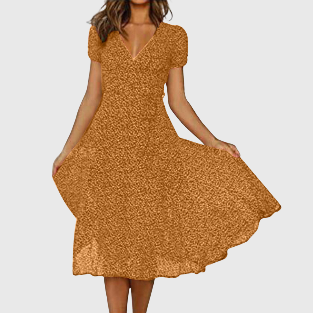 Isla | Kleid mit V-Ausschnitt
