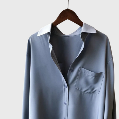 Clara | Bluse mit Tüll-Detail