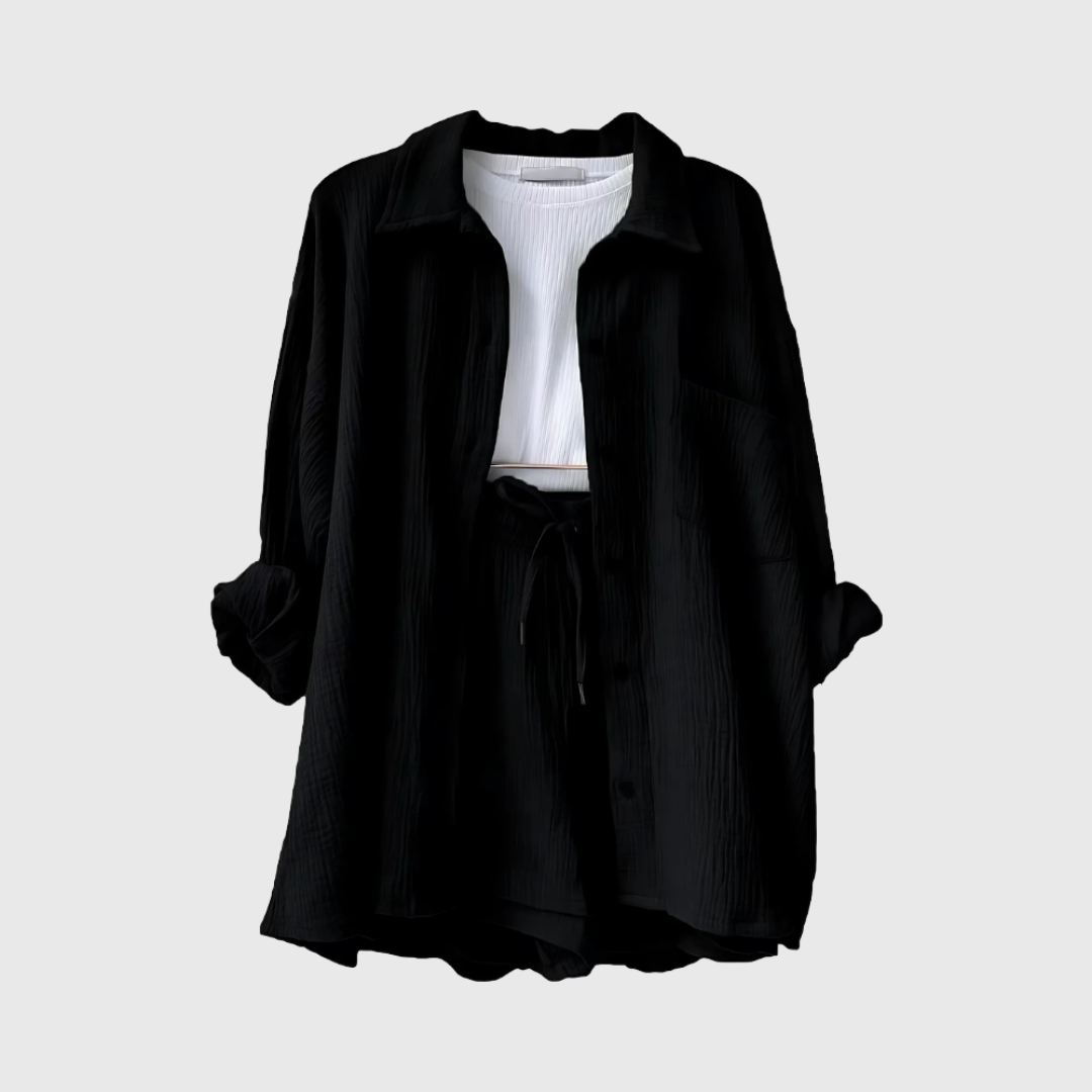 Dakota | Shorts-Set aus Baumwolle