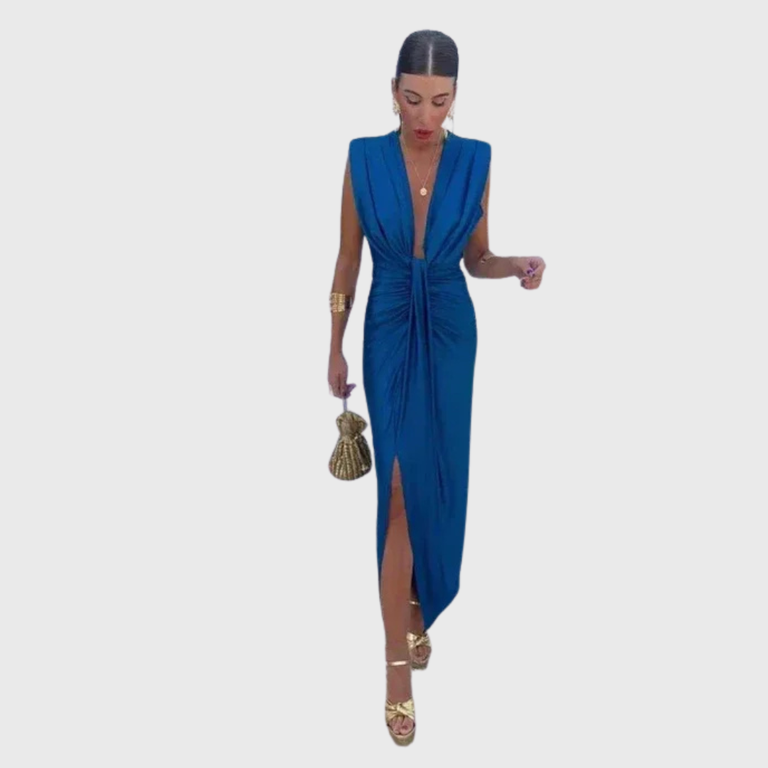 Elowen | Kleid mit Drapierung elegant