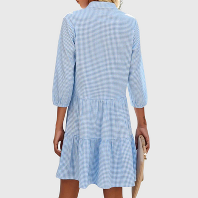 Annelie | Kleid mit Knopfdesign