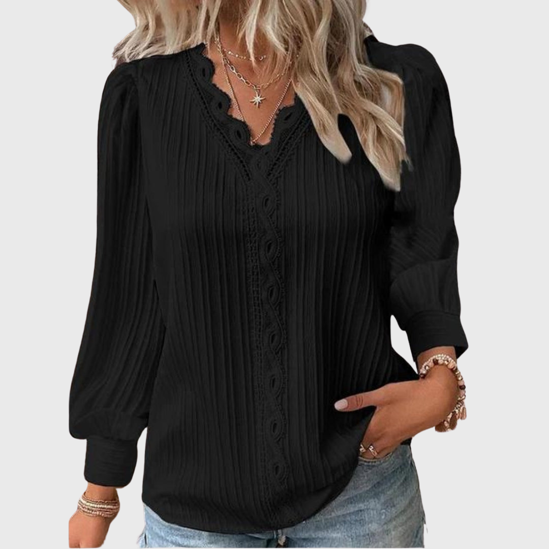 Grace | Pintuck Bluse