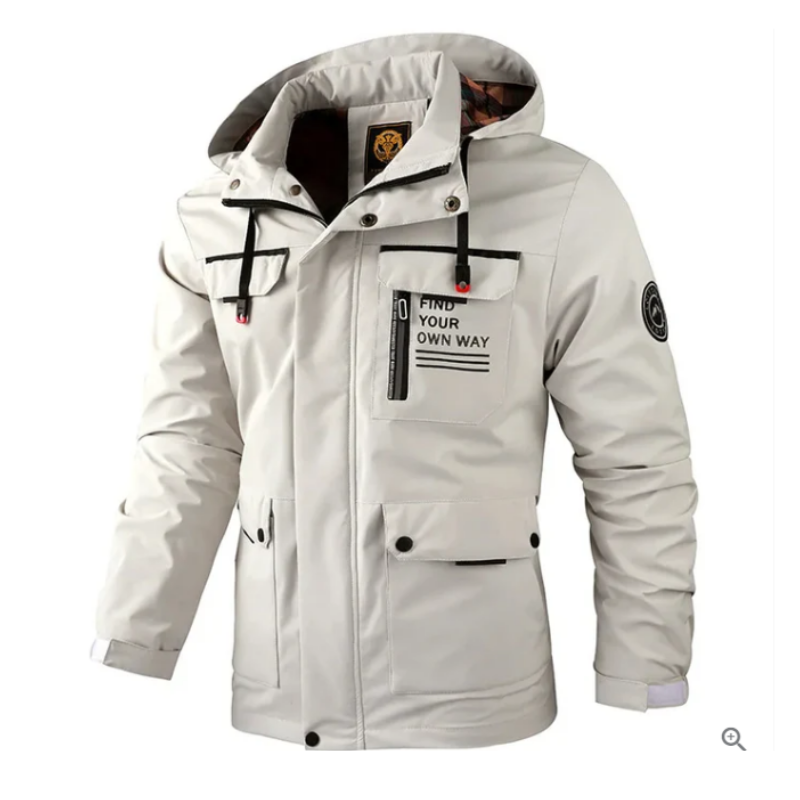 Carter | Herren Winterjacke mit Kapuze | Modern & Praktisch mit Taschen