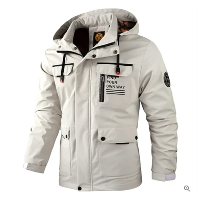 Carter | Herren Winterjacke mit Kapuze | Modern & Praktisch mit Taschen